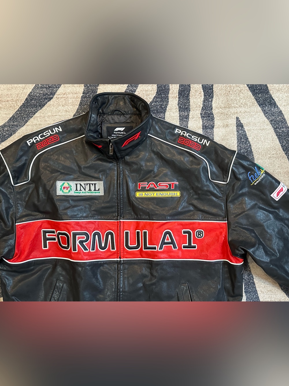 Formula 1 x Pacsun 100% Cow Leather Jacket